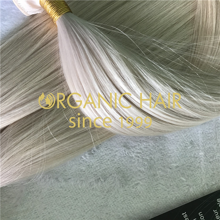 The most popular platinum hand tied wefts and machine tied weft H214